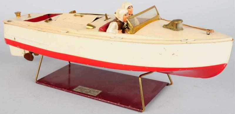 Appraisal: Tinplate Lionel Clockwork Motor Boat Toy American Marked Lionel-Craft on