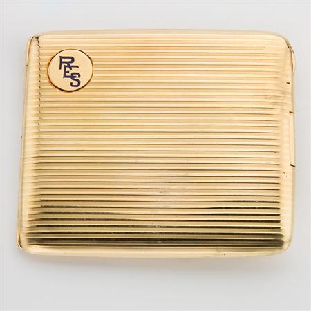 Appraisal: Gold Cigarette Case Estimate -