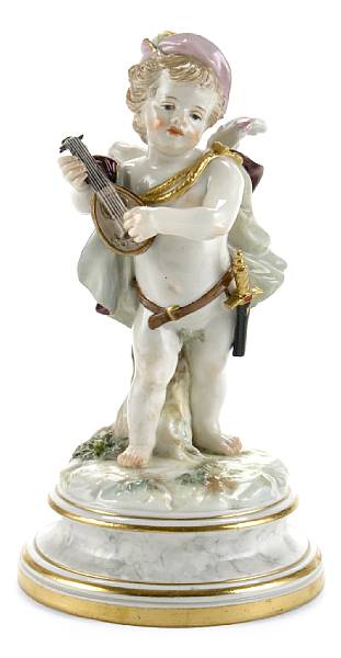 Appraisal: A Meissen porcelain figure of Cupid late th early th