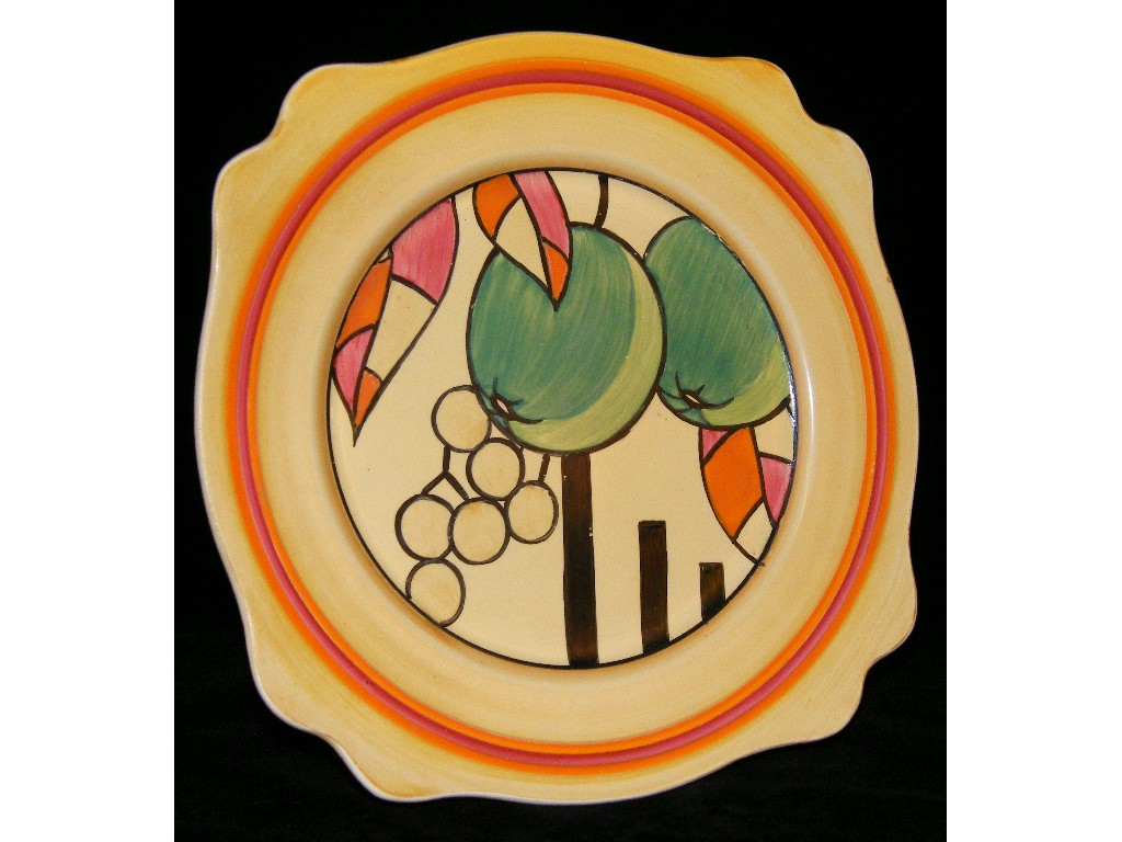 Appraisal: Clarice Cliff 'Apples' Fantasque Bizarre Leda plates