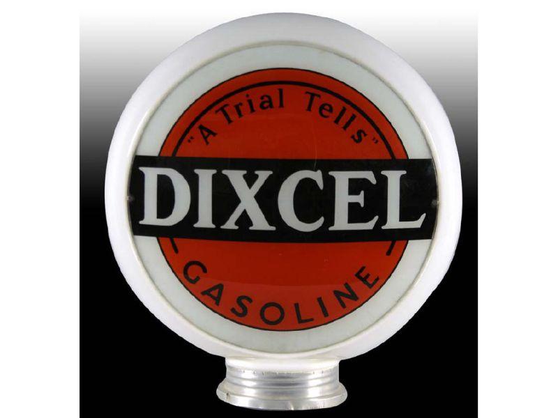 Appraisal: Dixcel Gasoline -Piece Globe Description - '' H s to