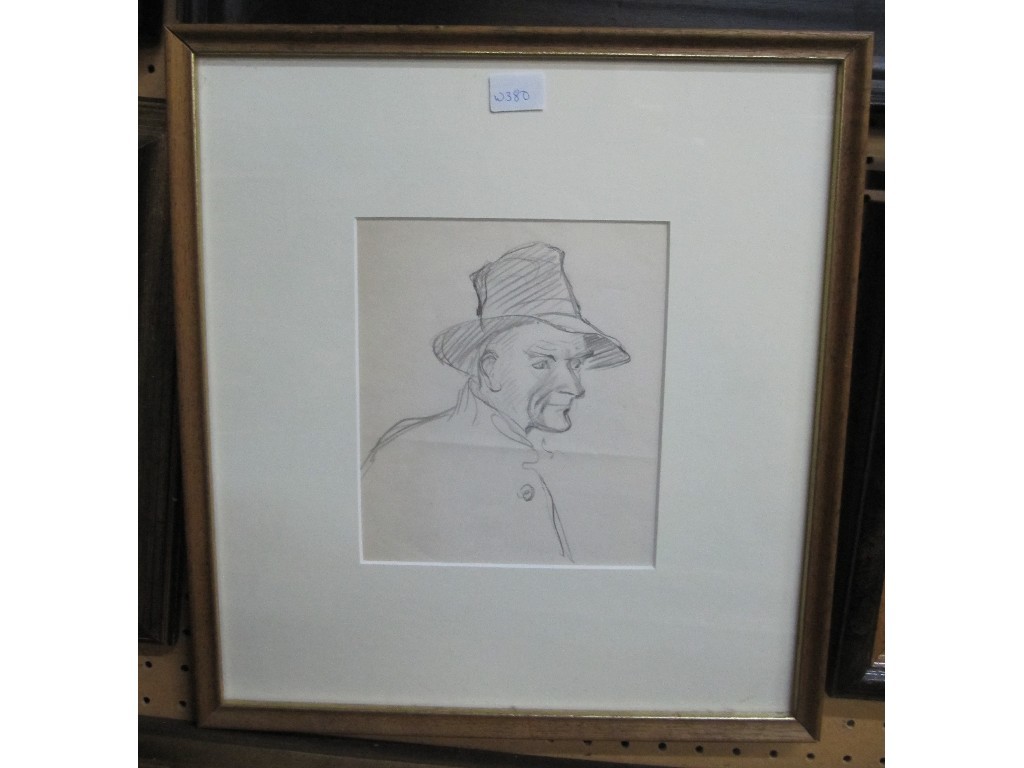 Appraisal: EMILIO COIA Pencil drawing 'Duncan MacRae' inscribed verso