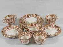 Appraisal: A set of six china tea plates with eight cups