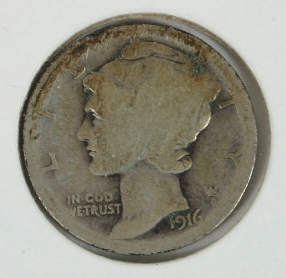 Appraisal: -D Mercury Dime Key Date