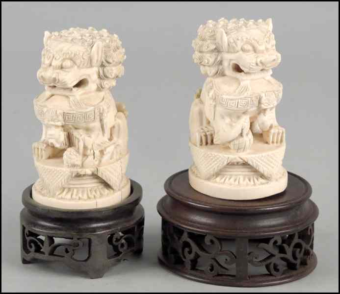 Appraisal: PAIR OF CHINESE CARVED IVORY CHOPS Provenance The Collection of