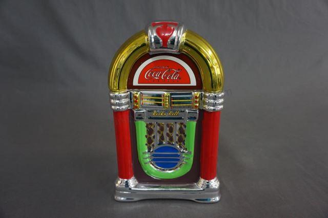 Appraisal: Coca-Cola Rock N Roll Juke Box Cookie Jar Coke branded