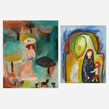 Appraisal: Charles Evans CONSUELA FIFI AND MOTHER AND CHILD TWO WORKS