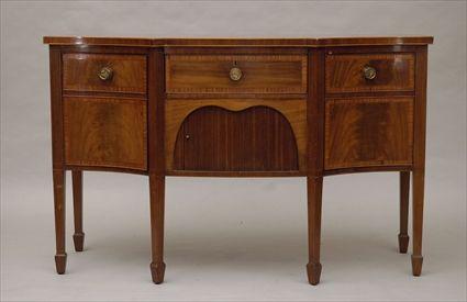 Appraisal: George III-Style Mahogany Sideboard