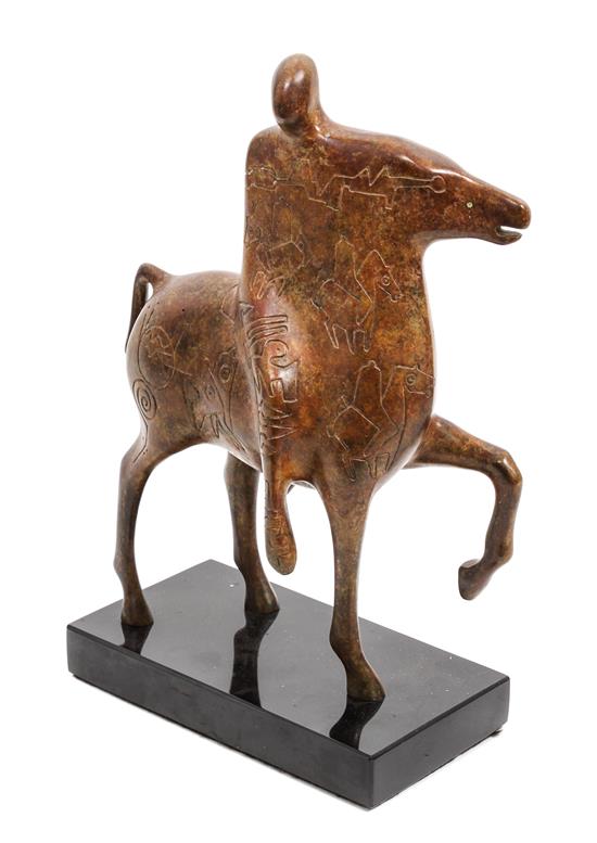 Appraisal: Sale Lot Rebecca Tobey American b Untitled bronze edition signed