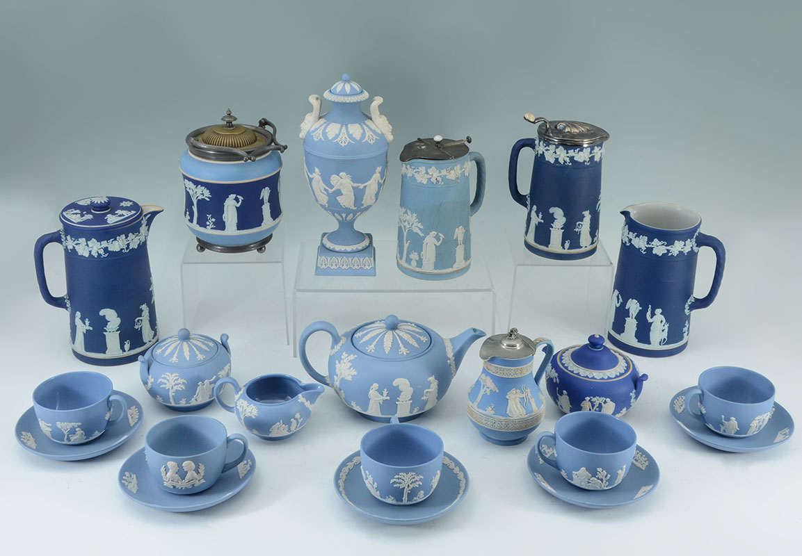 Appraisal: PIECE ESTATE WEDGWOOD JASPERWARE COLLECTION An assembled collection of approx