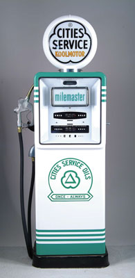 Appraisal: BOWSER CITIES SERVICE GAS PUMP Includes reproduction globe hose and