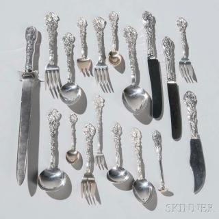 Appraisal: Gorham Versailles Pattern Sterling Silver Flatware Service Gorham Versailles Pattern