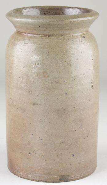 Appraisal: J D Craven NC Pottery Storage Jar th century salt