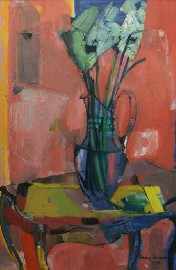 Appraisal: Judy Cassab born Still Life oil on canvas signed and