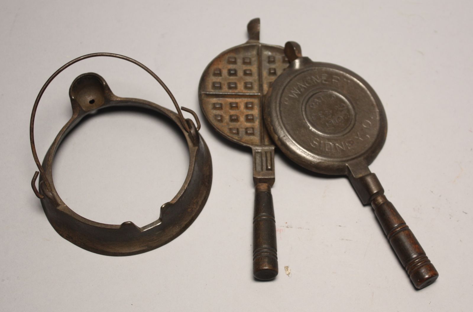 Appraisal: SALESMAN'S SAMPLE OF A WAFFLE IRON Early th CenturyLength