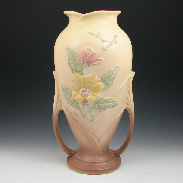 Appraisal: Hull Magnolia Matte - Floor Vase Magnolia Matte floor vase