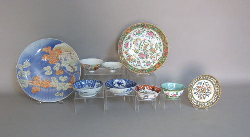 Appraisal: Oriental porcelain to include Imari thousand butterfly etc