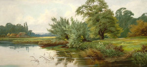 Appraisal: Sidney Yates Johnson act - - Upper Thames oil on