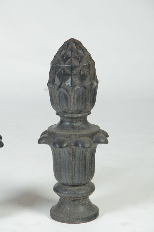 Appraisal: PAIR OF FINIALS American late th-early th century cast iron