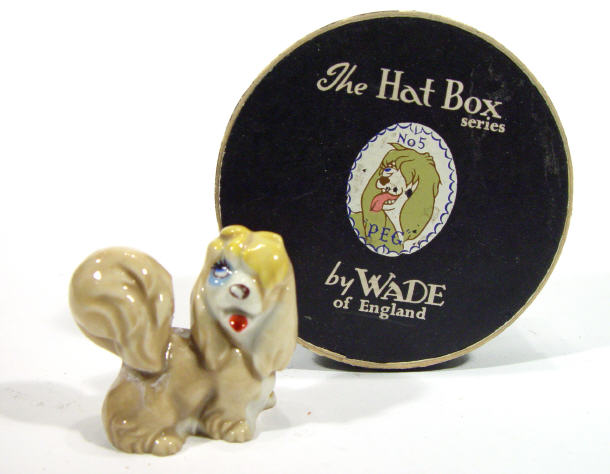 Appraisal: Wade hat box figure 'Peg' in original box cm diameter