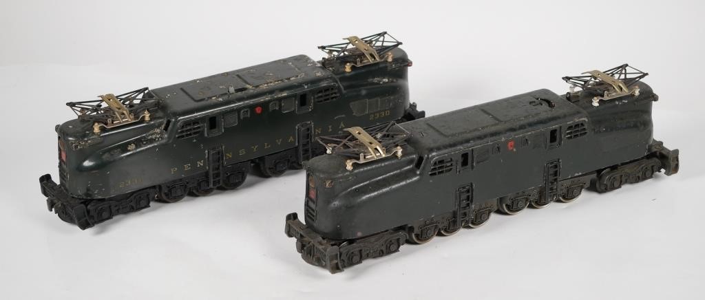 Appraisal: LIONEL O GAUGE PENNSYLVANIA ELECTRIC ENGINETwo GG- Electric Locomotive Engines