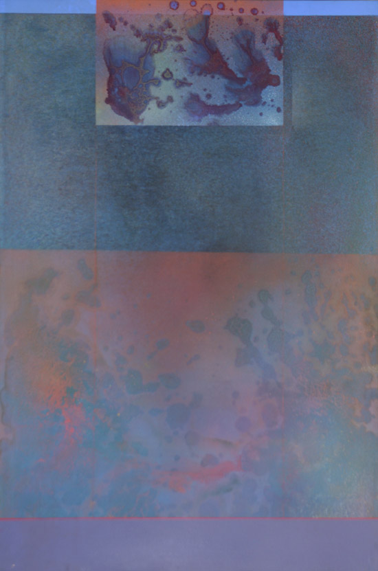 Appraisal: Simmie Knox American b Untitled Atmospheric Abstraction Signed Simmie Knox