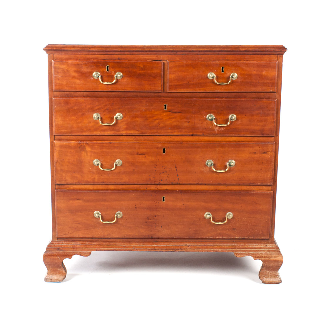 Appraisal: Federal cherrywood chest of drawers Middle Atlantic States circa two