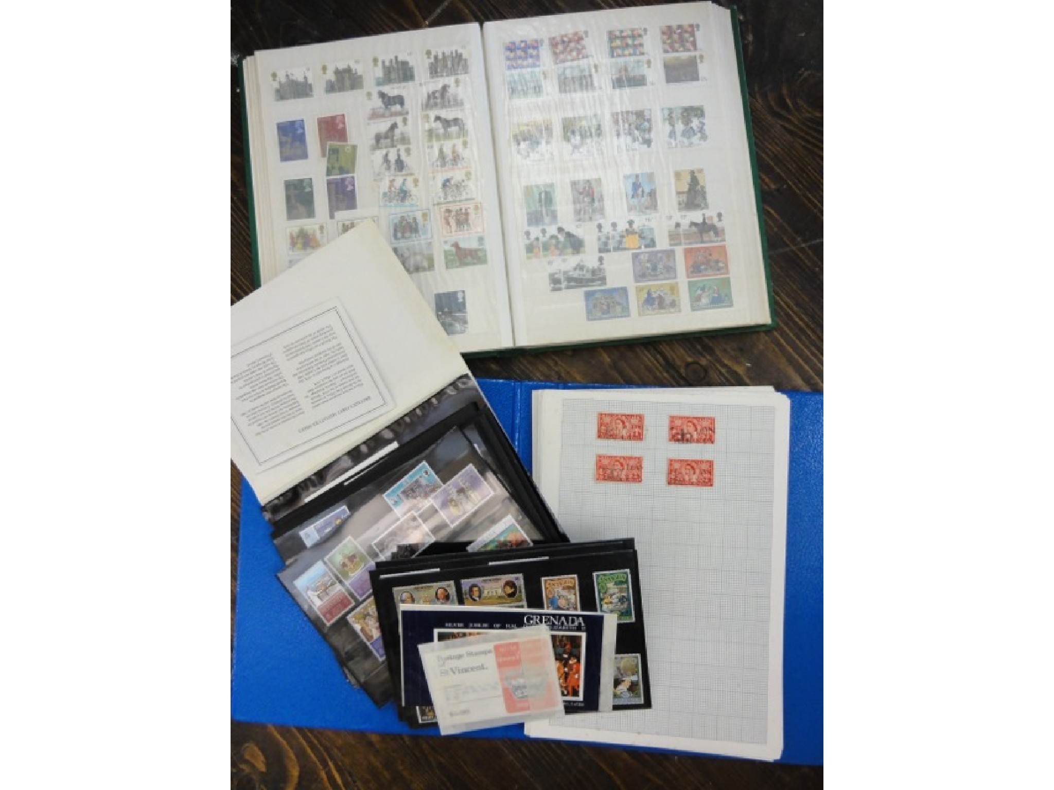 Appraisal: An album containing a quantity of British mint stamps with