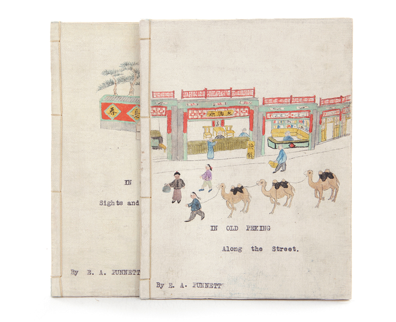 Appraisal: Asian poem volumes In Old Peking by E A Punnett