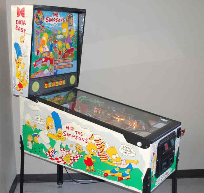 Appraisal: 'THE SIMPSONS'' PINBALL MACHINE by Data East c The pinball