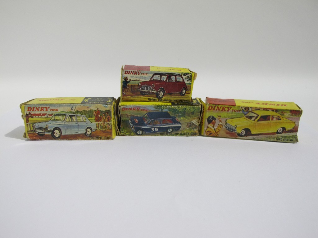 Appraisal: A lot comprising four boxed Dinky die-cast models - and