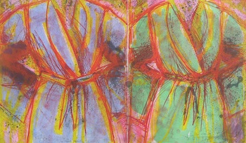 Appraisal: Jim Dine American b Behind the Thicket Woodcut etching spit-bite