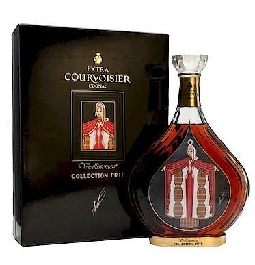 Appraisal: Erte Vieillissement Courvoisier Cognac Erte Vieillissement Courvoisier Cognac New in