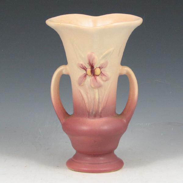 Appraisal: Hull Iris - Vase - Mint Iris vase in cream