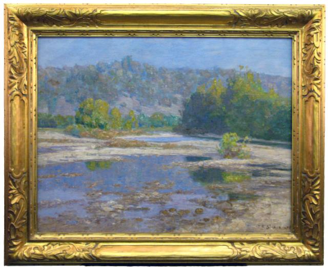 Appraisal: Theodore Clement Steele IN - x oil on canvas signed