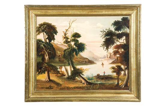 Appraisal: LANDSCAPE IN THE MANNER OF THOMAS CHAMBERS NEW YORK -