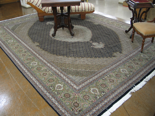 Appraisal: VERY FINE PERSIAN TABRIZ CARPET central concentric medallion and overall