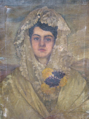 Appraisal: Style of Ignacio Zuloaga Zabaleta Spanish - - Portrait of