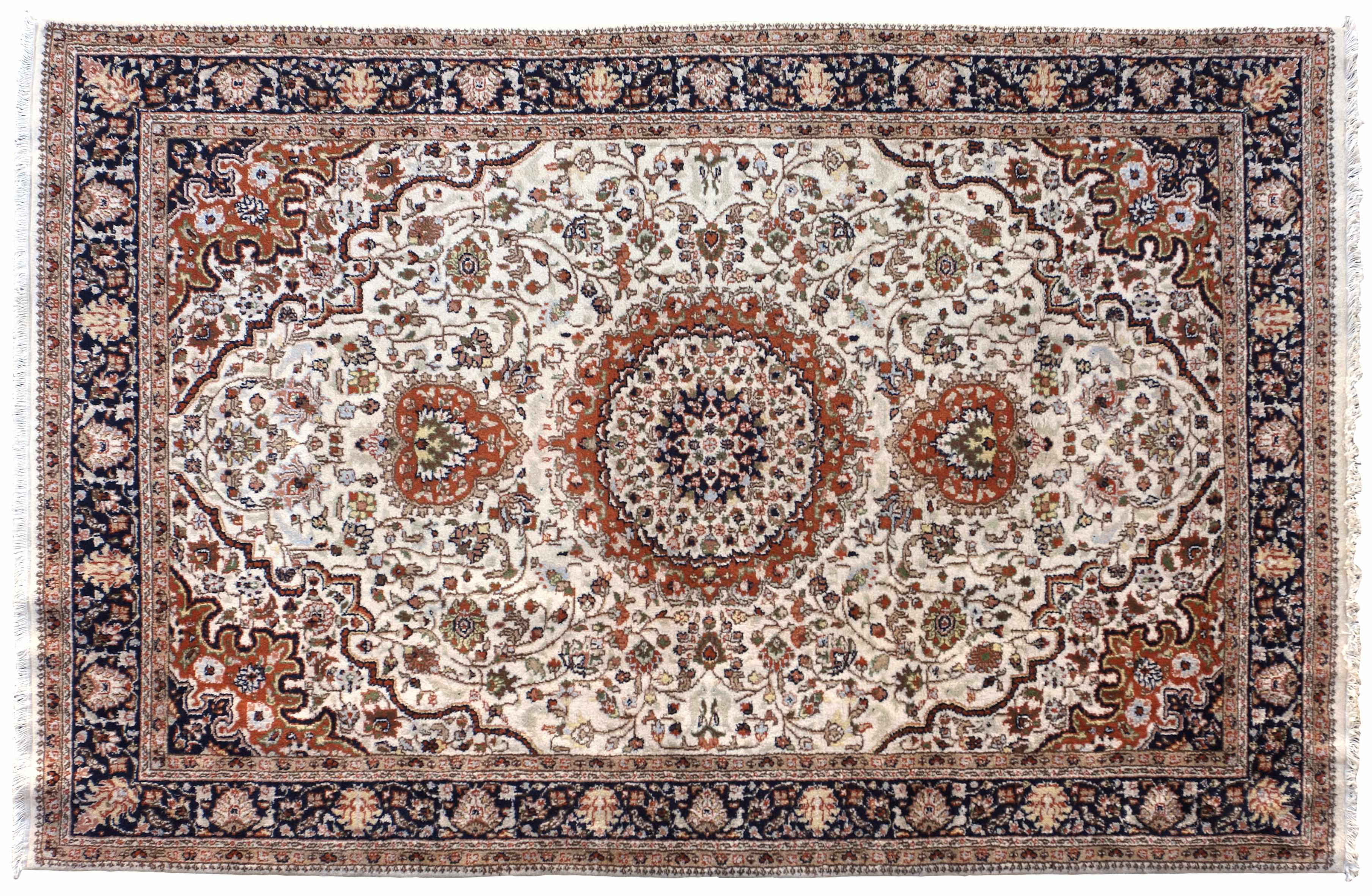 Appraisal: An Indian rug size approximately ft in x ft in