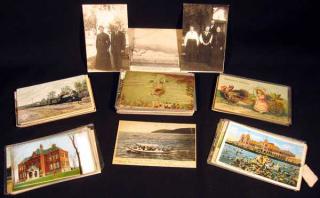 Appraisal: Pcs Coney Island VINTAGE ANTIQUE POSTCARDS New York Chicago Niagara