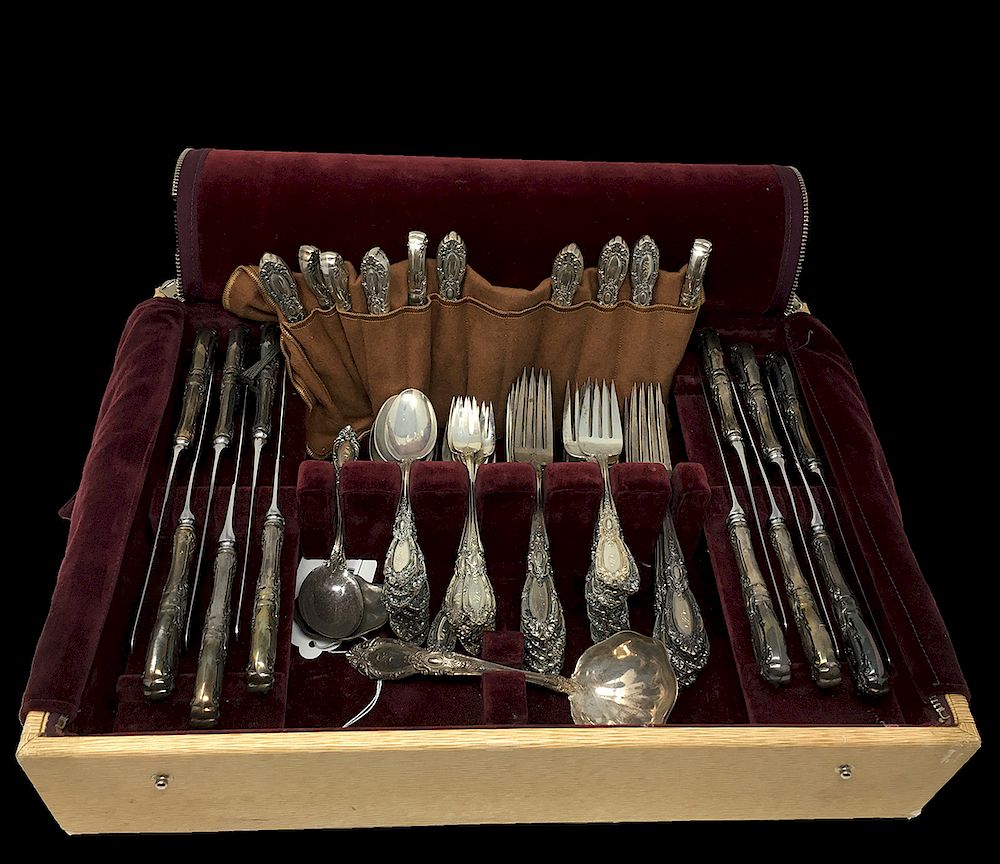 Appraisal: King Richard Pcs Towle Sterling Flatware Set Towle Sterling Flatware