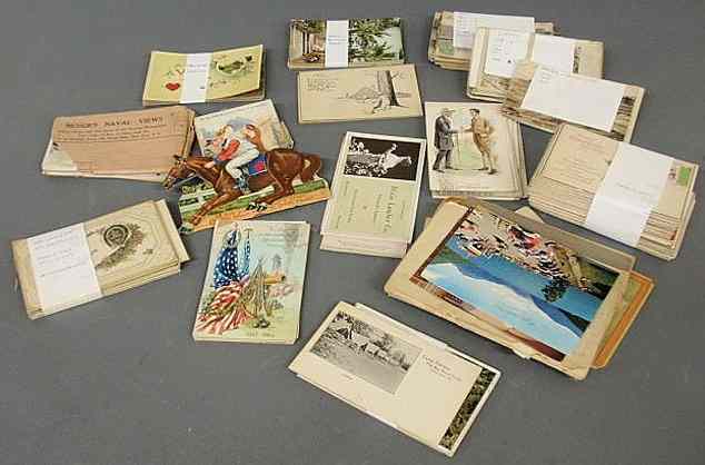 Appraisal: Large group of vintage postcards- Halloween Christmas England Germany etc