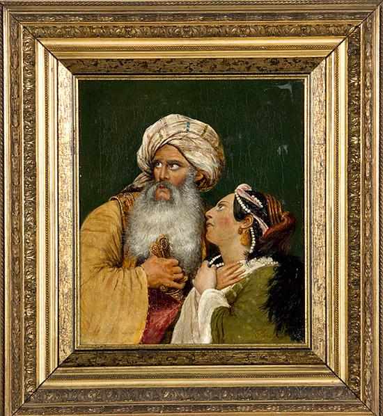 Appraisal: J Morris British late th century ORIENTALIST PORTRAIT OF A