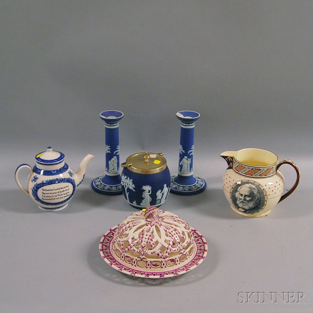 Appraisal: Six Assorted Wedgwood Items th and th century including a