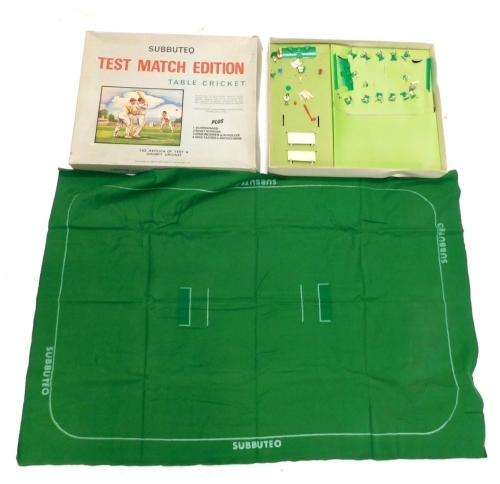 Appraisal: A Subbuteo Test Match edition table cricket game boxed