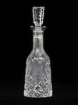 Appraisal: Waterford Crystal Decanter th Century Crystal wine decanter with a