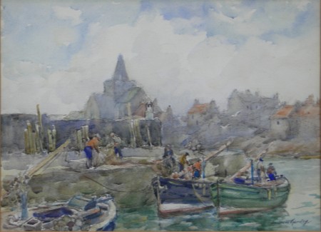 Appraisal: ANDREW GAMLEY R S W SCOTTISH - ST MONANS Signed