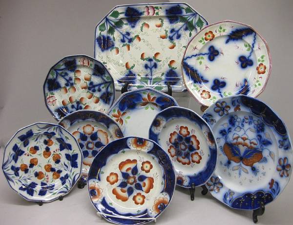 Appraisal: An assembled grouping of twenty-five pieces of Staffordshire luster decorated