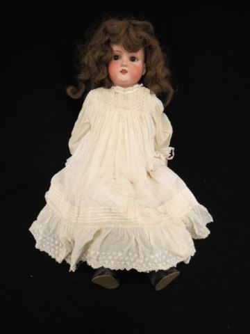 Appraisal: Armand Marsielles Large Bisque Head Doll - open eyes open