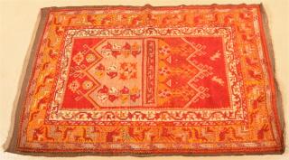 Appraisal: Geometric Floral Patt Oriental Rug Geometric and Floral Pattern Oriental